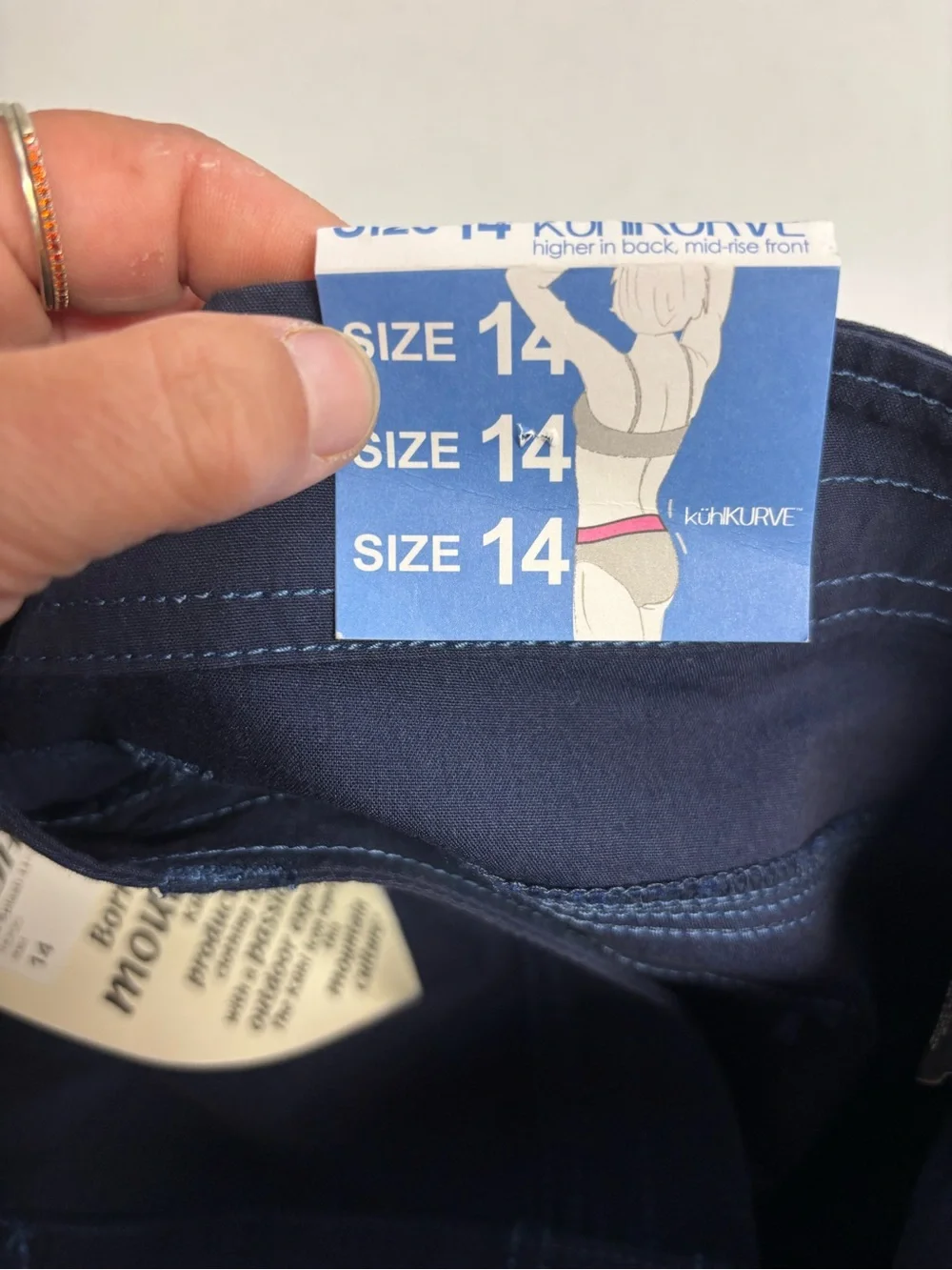 Kuhl Splash cargo shorts women’s size 14 brand new with tags navy blue